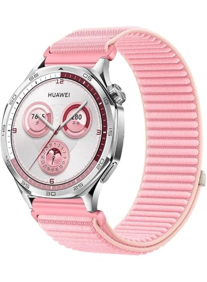 فكرة حلقة رياضية من فيكرا متوافقة مع ساعات هواوي GT4 و GT3 SE و GT2 برو مقاس 46 ملم، مصنوعة من النايلون للجنسين مقاس 22 ملم - Image 1